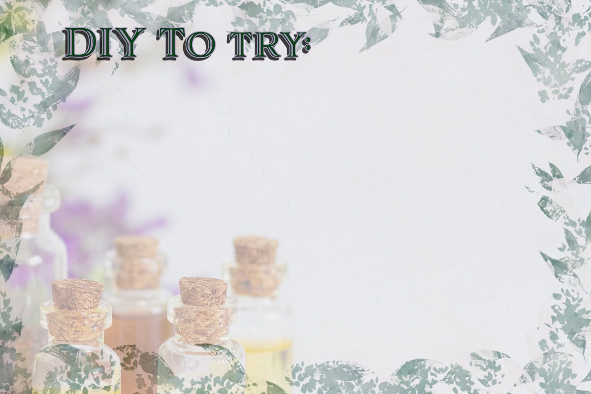 essential oil blend recipe card